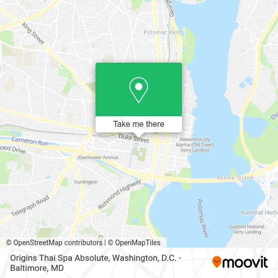 Origins Thai Spa Absolute map
