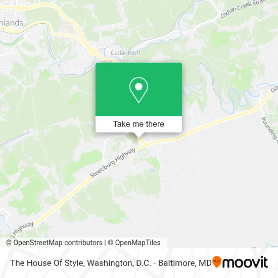 The House Of Style map