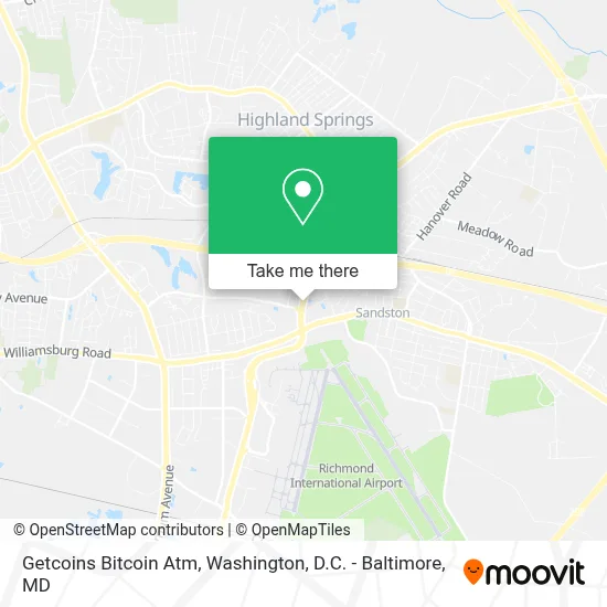 Getcoins Bitcoin Atm map