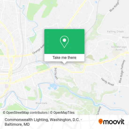 Commonwealth Lighting map