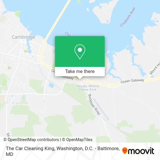 The Car Cleaning King map