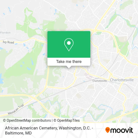 African American Cemetery map