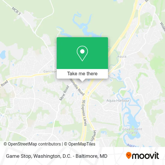 Game Stop map