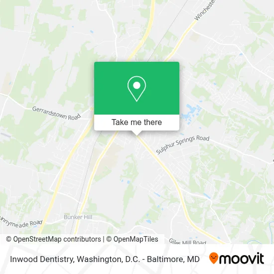 Inwood Dentistry map