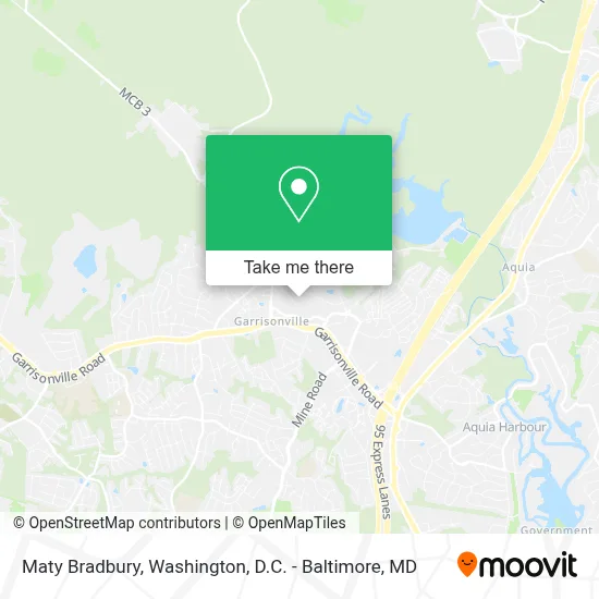 Maty Bradbury map