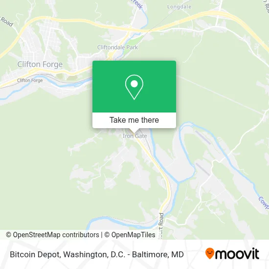Bitcoin Depot map