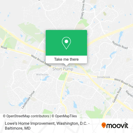 Lowe's Home Improvement map