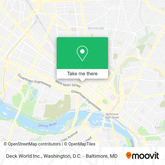 Deck World Inc. map