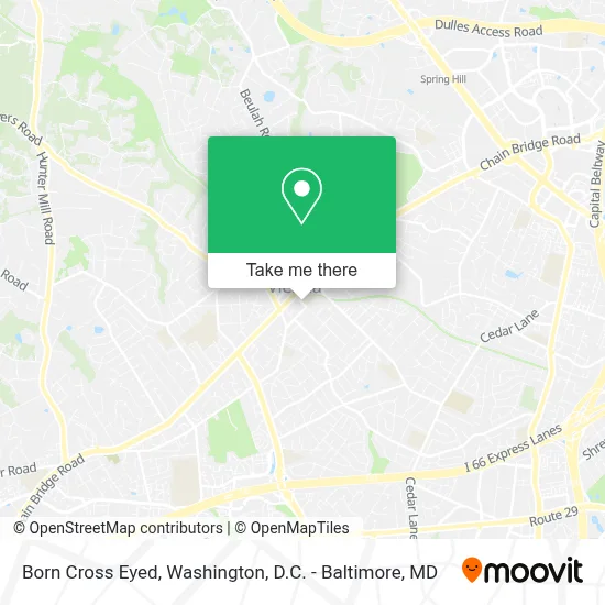 Born Cross Eyed map