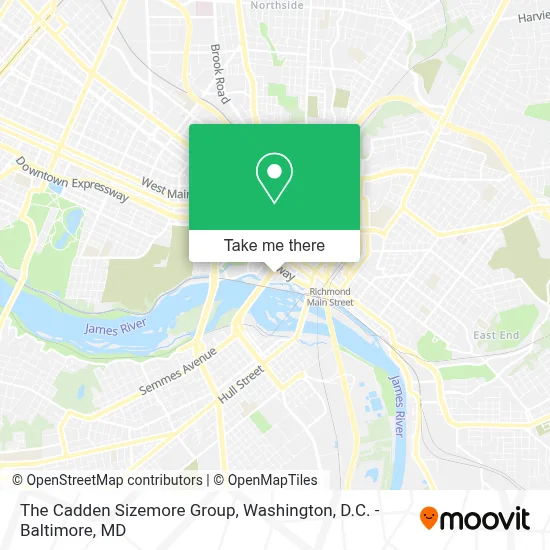 The Cadden Sizemore Group map