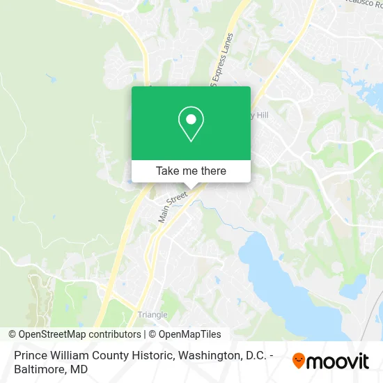 Prince William County Historic map