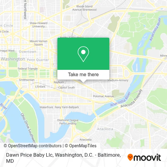 Dawn Price Baby Llc map