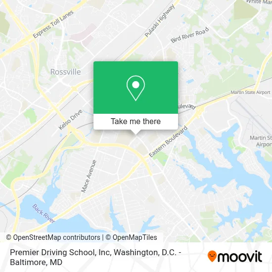 Premier Driving School, Inc map