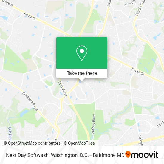 Next Day Softwash map