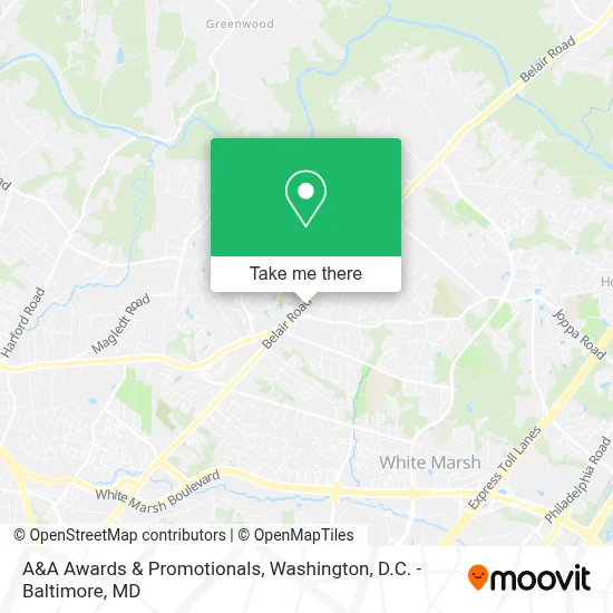 A&A Awards & Promotionals map