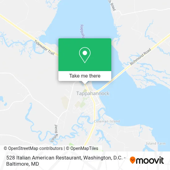 528 Italian American Restaurant map