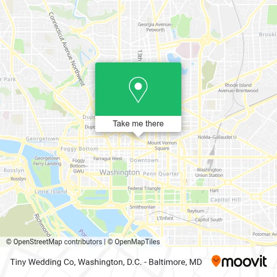 Tiny Wedding Co map