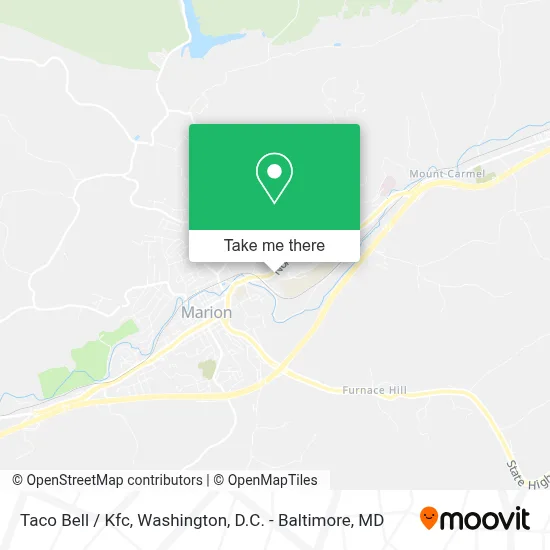 Taco Bell / Kfc map
