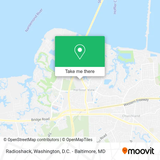 Radioshack map