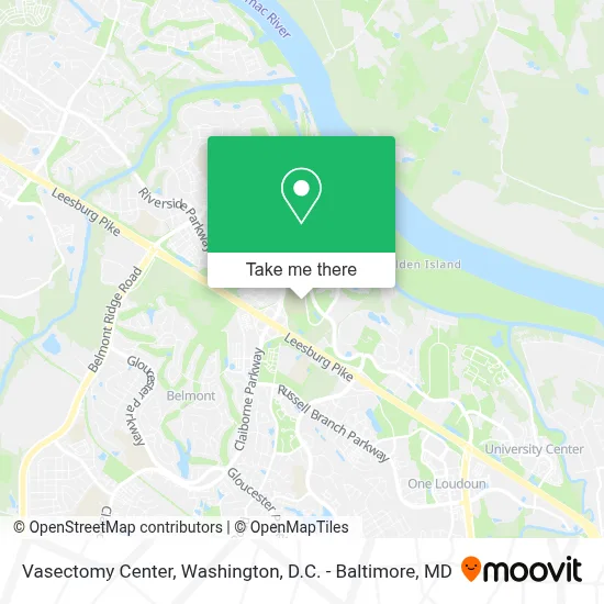 Vasectomy Center map
