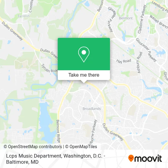 Lcps Music Department map