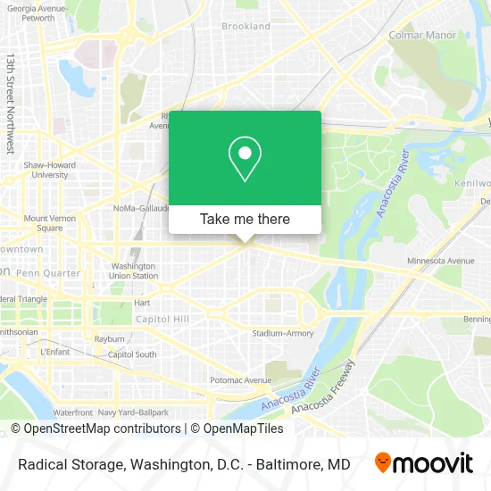 Radical Storage map