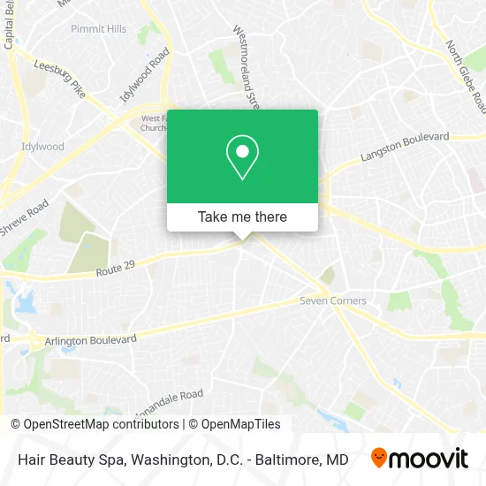 Hair Beauty Spa map