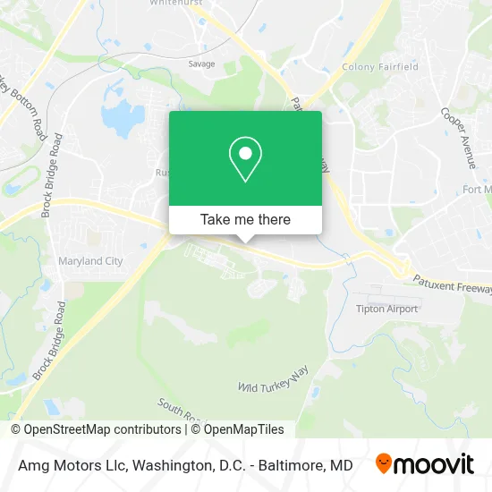 Amg Motors Llc map