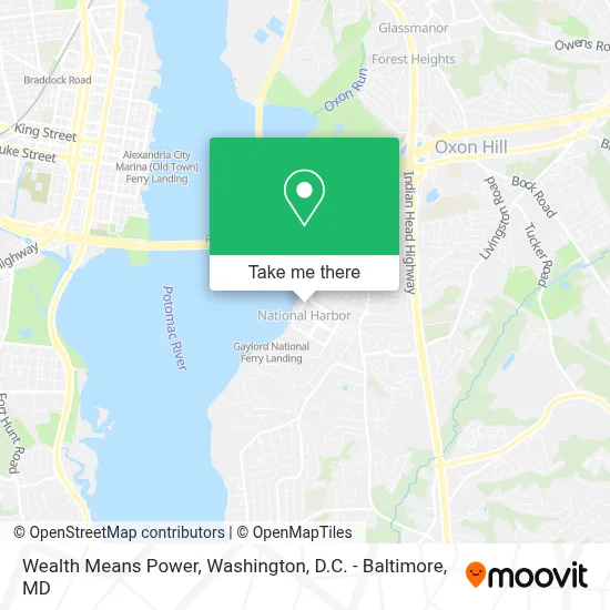 Wealth Means Power map