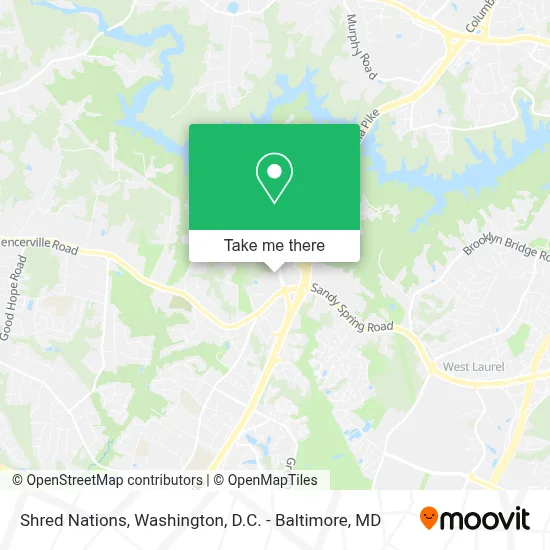 Shred Nations map