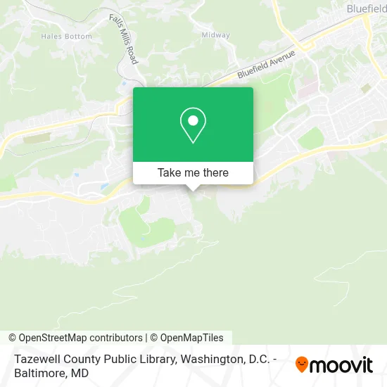 Tazewell County Public Library map