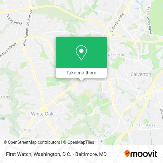 First Watch map