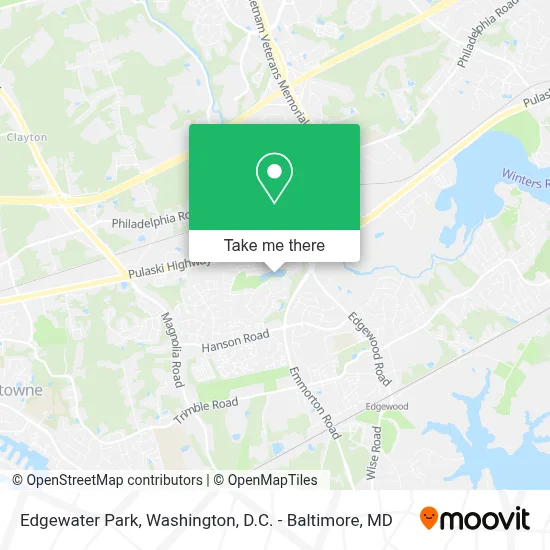 Edgewater Park map