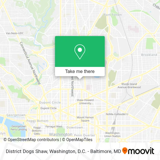 District Dogs Shaw map