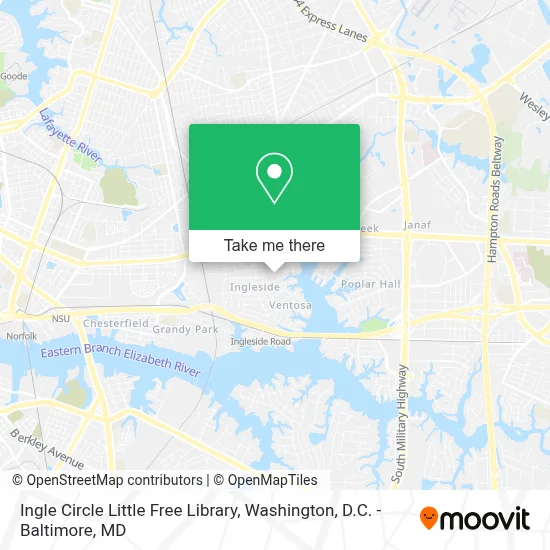 Ingle Circle Little Free Library map