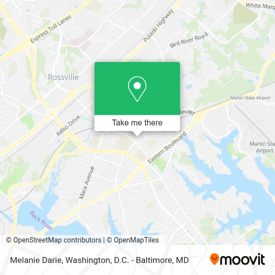 Melanie Darie map