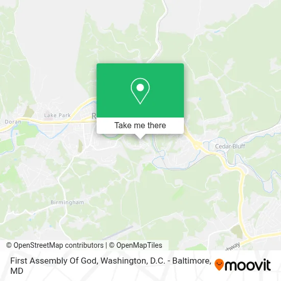 First Assembly Of God map