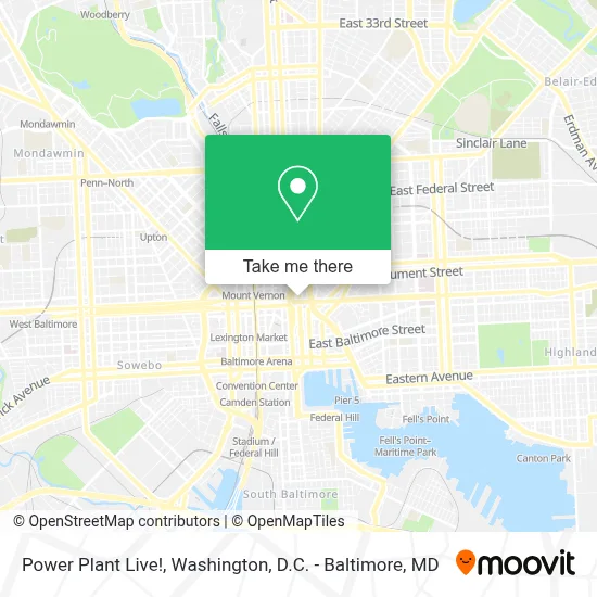 Power Plant Live! map