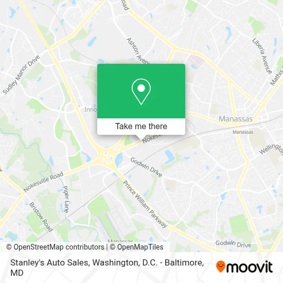 Stanley's Auto Sales map