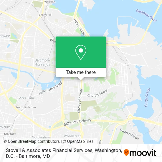 Stovall & Associates Financial Services map