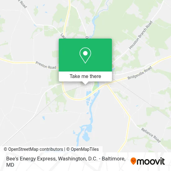 Bee's Energy Express map