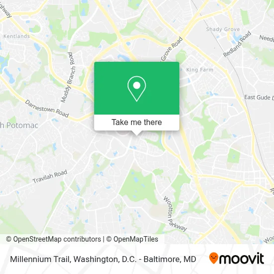 Millennium Trail map