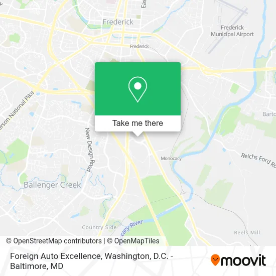 Foreign Auto Excellence map
