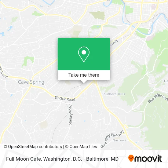 Full Moon Cafe map