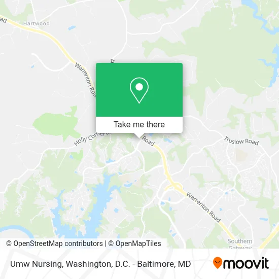 Umw Nursing map