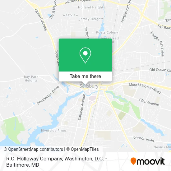 R.C. Holloway Company map