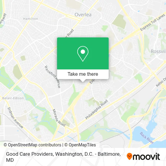 Good Care Providers map