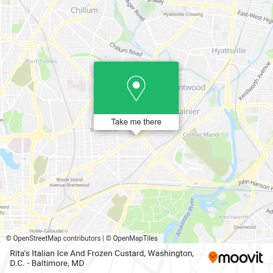 Rita's Italian Ice And Frozen Custard map