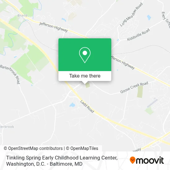 Tinkling Spring Early Childhood Learning Center map