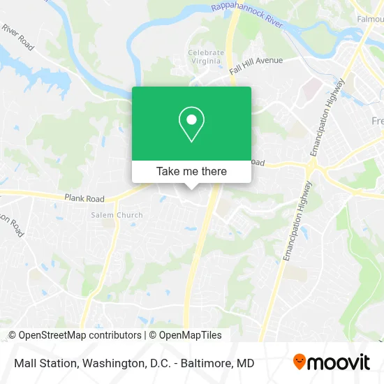 Mall Station map